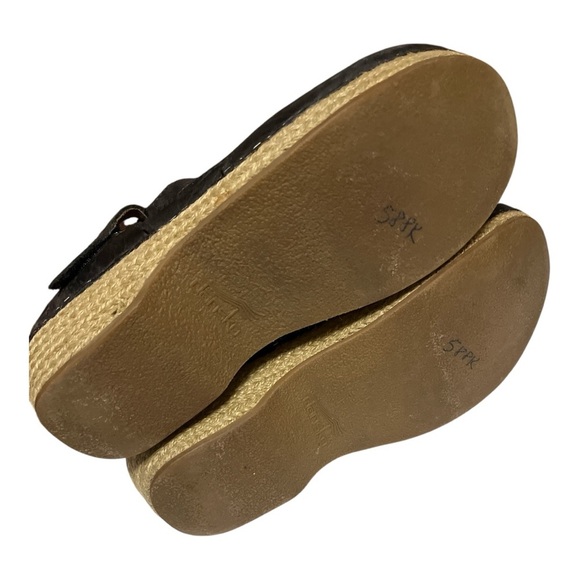 Dansko Jute Mary Jane Black Leather Clog Shoes - Picture 5 of 7